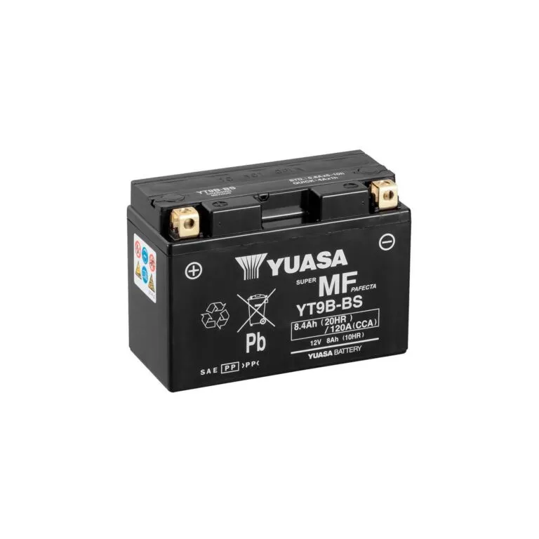 BATERIA 12V 8AH PARA MOTOS YUASA YT9B-BS