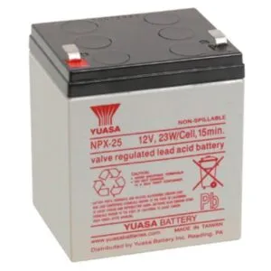 Batería 12v/5Ah Marca YUASA Modelo NPX-25