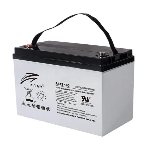 Batería 12v/100Ah Marca RITAR Modelo RA12-100
