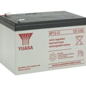 Batería 12v/12Ah Marca YUASA Modelo NP12-12