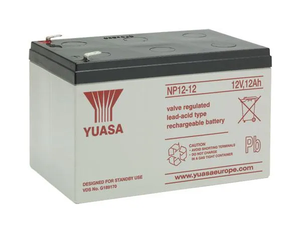 Batería 12v/12Ah Marca YUASA Modelo NP12-12
